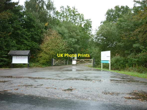 Photo 6"x4" The entrance to Elsham Hall Elsham c2010