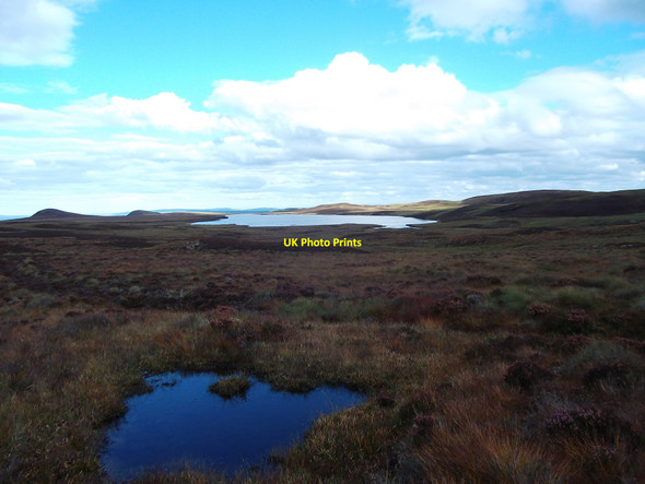 Photo 6"x4" Looking NE across moorland SW of Loch nan Eun Cnoc Eille M\u00f2r c2010
