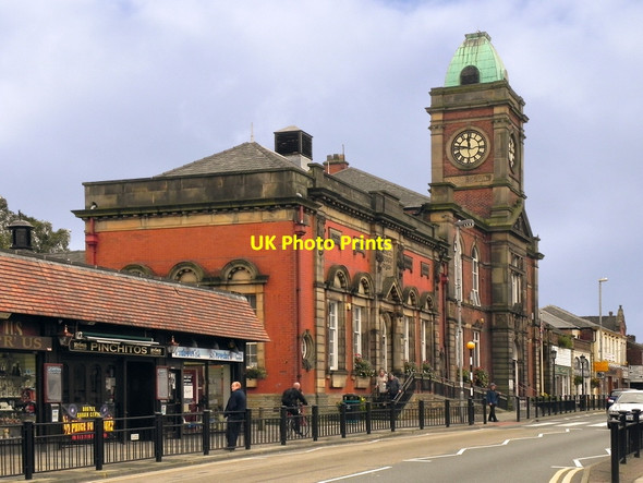 Photo 6"x4" Royton Library and Town Hall Royton c2010