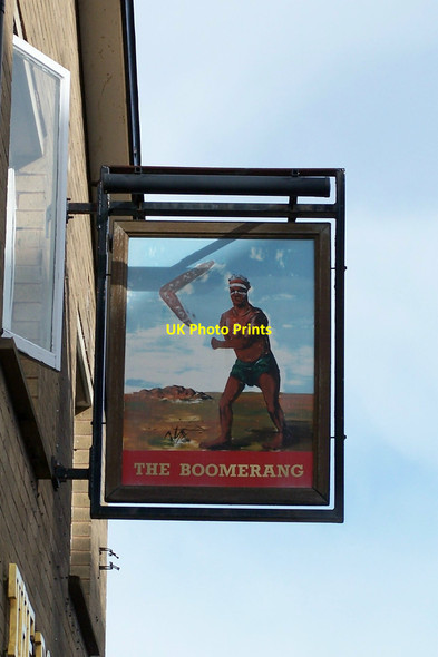 Photo 6"x4" Pub Sign, The Boomerang, Netherthorpe, Sheffield Sheffield\/SK3587 c2010