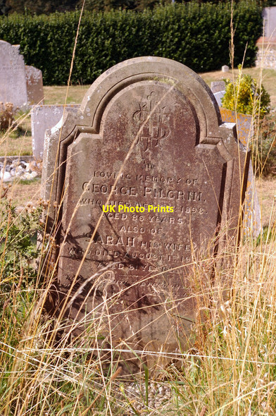 Photo 6"x4" Gravestone, Bacton, Norfolk Bacton\/TG3433 c2009