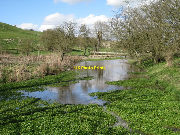 Photo 6"x4" View towards St. Martin's church, Wharram Percy Wharram Percy c2009