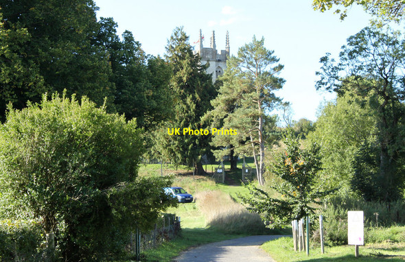 Photo 6"x4" 2010 : Path to St.Giles' Church, Imber Imber c2010