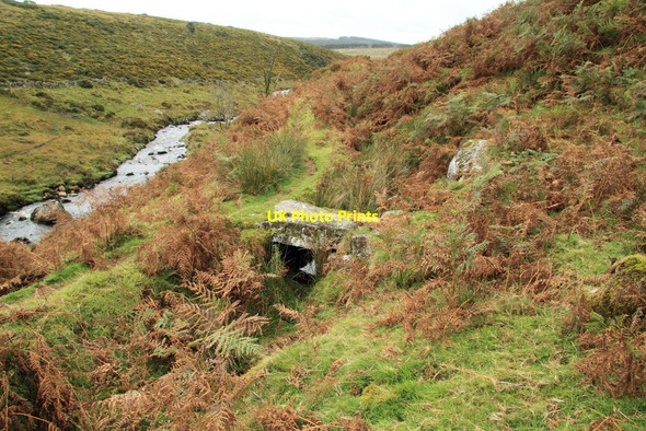Photo 6"x4" Powdermills Leat Postbridge c2010