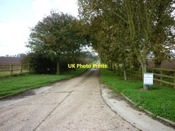 Photo 6"x4" The way to Bewick Hall Westhill\/TA2239 c2010