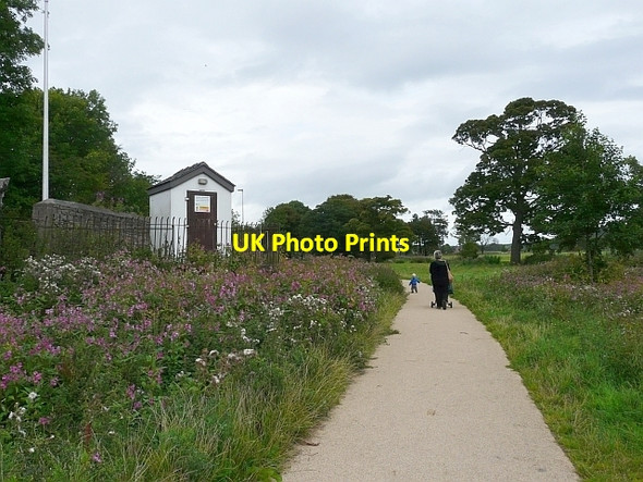 Photo 6"x4" Path around Hall Park Workington c2010