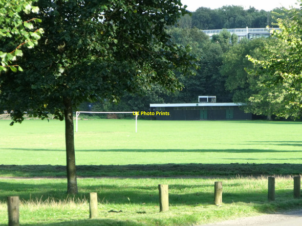 Photo 6"x4" Football pitch, Stanmer Park, Brighton Coldean c2010