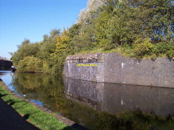Photo 6"x4" Remains of railway bridge over the Leeds Liverpool Canal Leigh\/SD6500 c2010