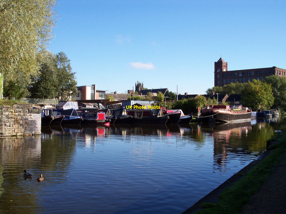 Photo 6"x4" Canal moorings at Leigh Leigh\/SD6500 c2010
