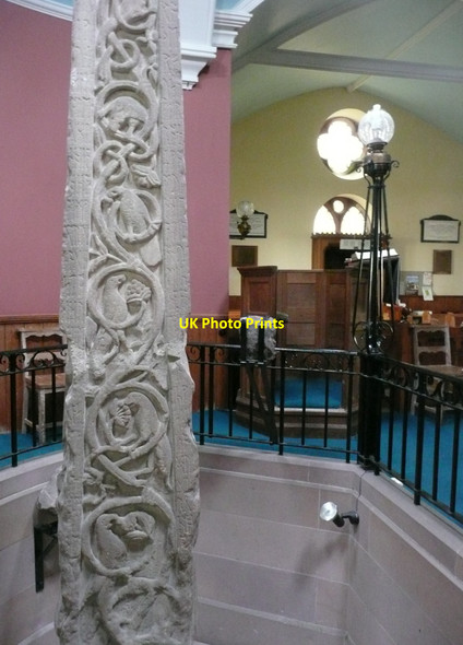 Photo 6"x4" Birds on Ruthwell Cross Clarencefield c2010