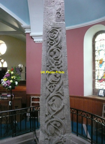 Photo 6"x4" Animals and birds on Ruthwell Cross Clarencefield c2010