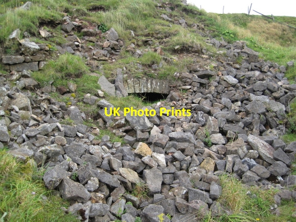 Photo 6"x4" Disused Lime Kiln above Haggs Mine Galligill c2010