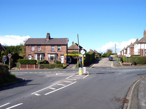 Photo 6"x4" Church Road joins Liverpool Road near Stanley Gate Bickerstaffe c2010