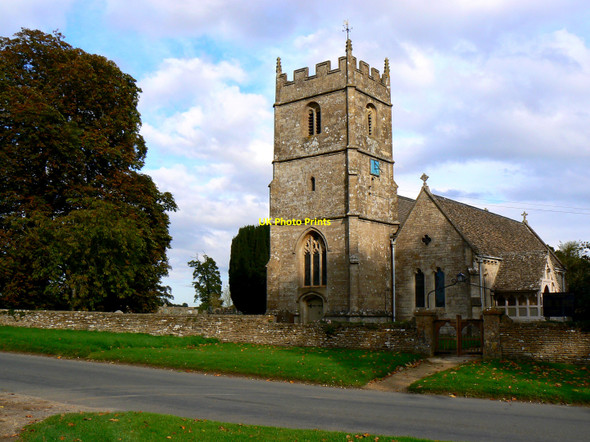 Photo 6"x4" Holy Trinity Church, Long Newnton Tetbury c2010
