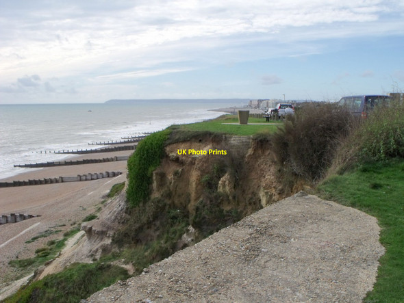 Photo 6"x4" Cliffs at Galley Hill, Bexhill Bexhill c2010