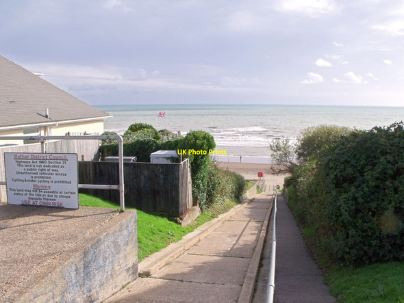 Photo 6"x4" Access ramp to sea, Bexhill Bexhill c2010