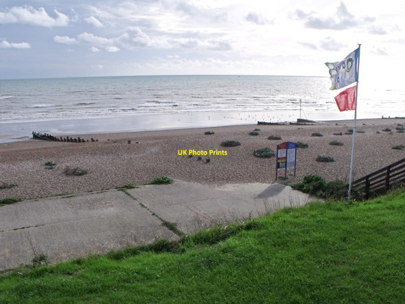 Photo 6"x4" Cooden Beach, East Sussex Bexhill c2010
