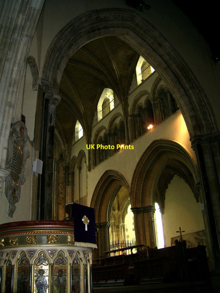 Photo 6"x4" Interior of St. Leonard's, Hythe, Kent Hythe\/TR1634 c2007