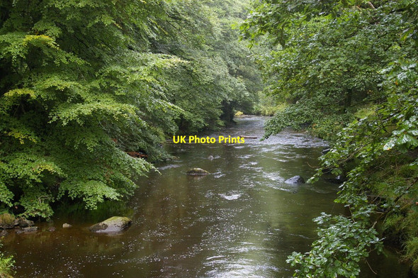 Photo 6"x4" East Lyn River at Ash Bridge Wilsham c2010 P1