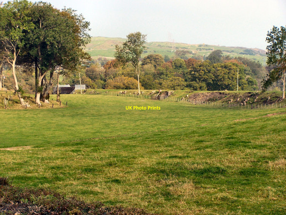 Photo 6"x4" Railway embankment Tongland c2010