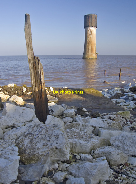 Photo 6"x4" Spurn low lighthouse Greedy Gut c2010