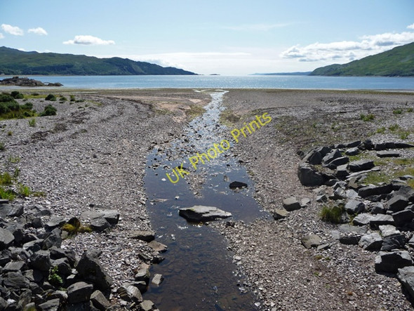 Photo 6"x4" Mouth of the Abhainn Eilg Galltair c2009