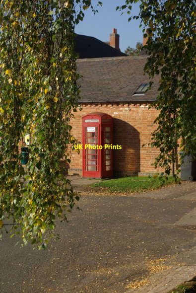 Photo 6"x4" Telephone box in Harborough Magna Harborough Magna c2010