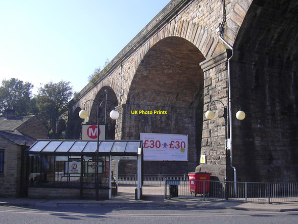 Photo 6"x4" Todmorden Viaduct and Bus Station Todmorden c2010 P1