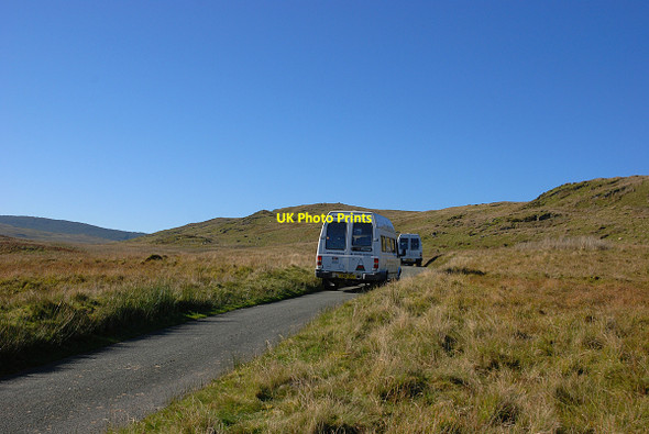 Photo 6"x4" Minivans on the mountain road Dolhendre c2010