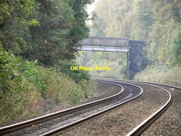 Photo 6"x4" Railway and Bridge, Clifton Swinton\/SD7701 c2010
