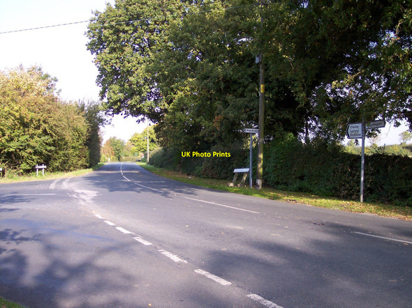 Photo 6"x4" Barmskin Lane is joined by Bentley Lane Andertons Mill c2010