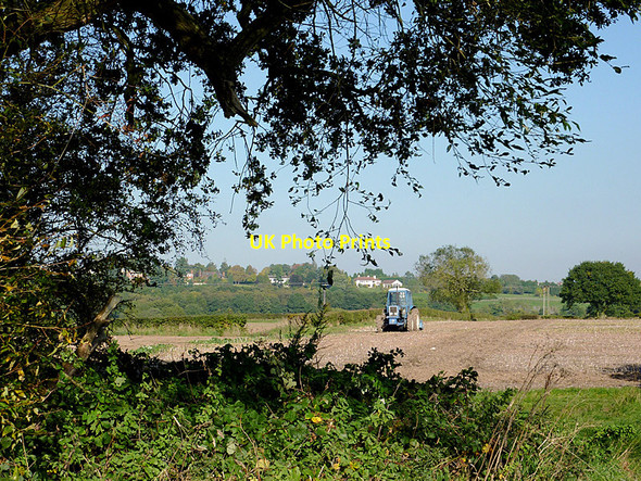 Photo 6"x4" Farmland south-east of Great Moor, Staffordshire Trescott c2010