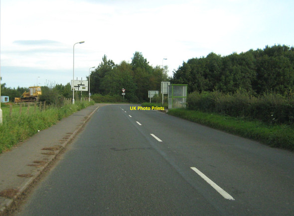 Photo 6"x4" B724 approaching the junction with the A75 Collin c2010