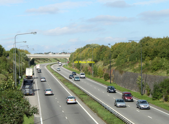 Photo 6"x4" 2010 : Avon Ring Road  looking north Keynsham\/ST6568 c2010