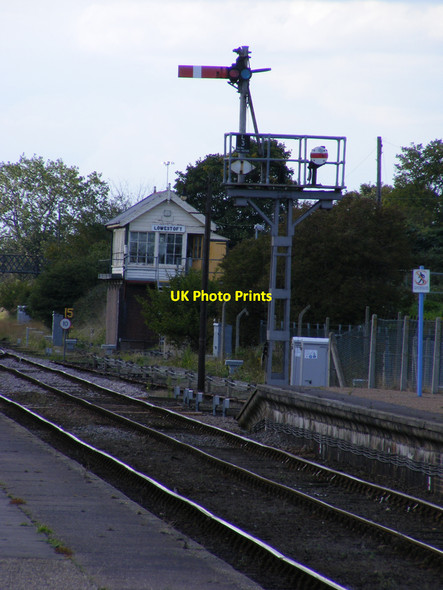 Photo 6"x4" Lowestoft signal box Lowestoft c2010