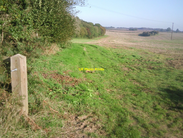 Photo 6"x4" View from the North Downs Way near Hastingleigh Hastingleigh c2010