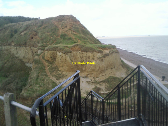 Photo 6"x4" Steps down into Bishopstone Glen Bishopstone\/TR2068 c2010