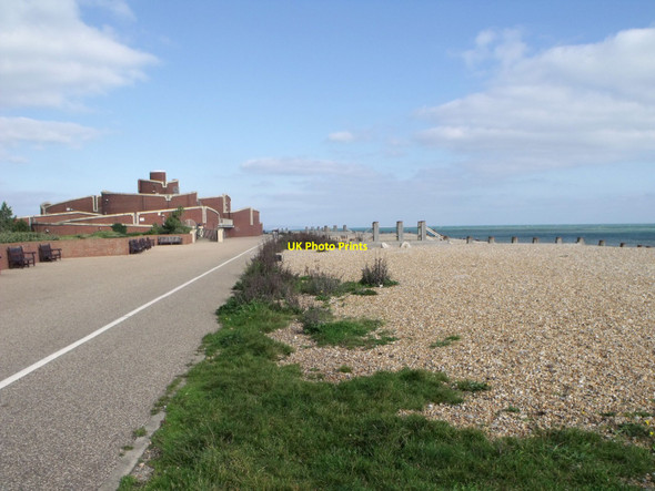 Photo 6"x4" Water treatment plant at Langney Point, Eastbourne Roselands c2010