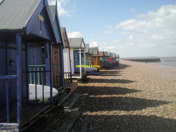 Photo 6"x4" Beach huts at Hampton Herne Bay\/TR1767 c2010