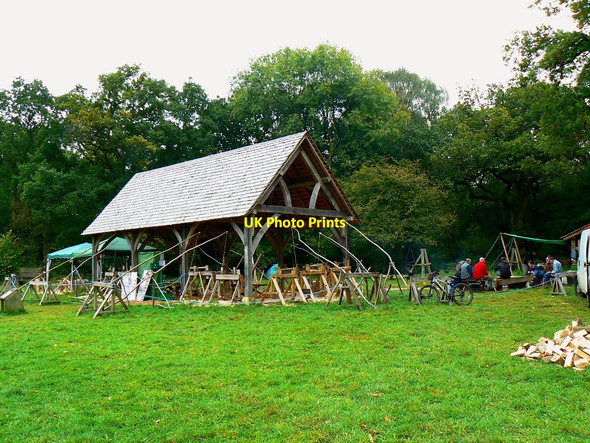 Photo 6"x4" The Silk Wood Barn, Westonbirt Arboretum Westonbirt c2010