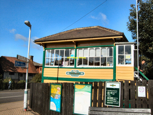 Photo 6"x4" Signal Box at Uckfield Station Uckfield c2010