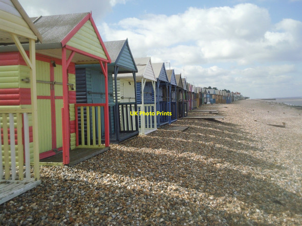Photo 6"x4" Beach huts at Hampton Herne Bay\/TR1767 c2010