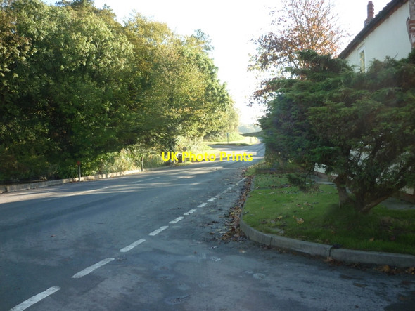 Photo 6"x4" Looking East along the B1246 from Warter Warter c2010
