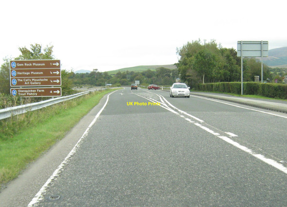 Photo 6"x4" The turning for Creetown from the A75 Creetown c2010
