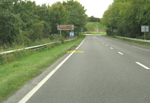 Photo 6"x4" Approaching a roundabout on the A75 Newton Stewart c2010