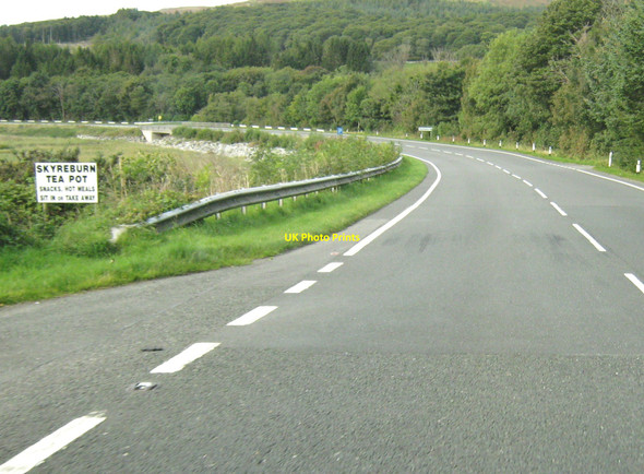 Photo 6"x4" The A75 bends around Skyreburn Bay Skyreburn c2010