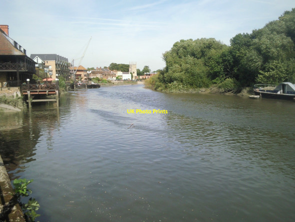 Photo 6"x4" River scene at Isleworth Isleworth c2010