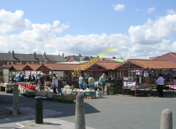 Photo 6"x4" Market - viewed from Cross Queen Street Normanton\/SE3822 c2009