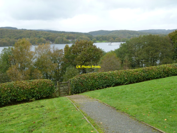 Photo 6"x4" Beech Hill picnic area \/ path to the lake High Cunsey c2010