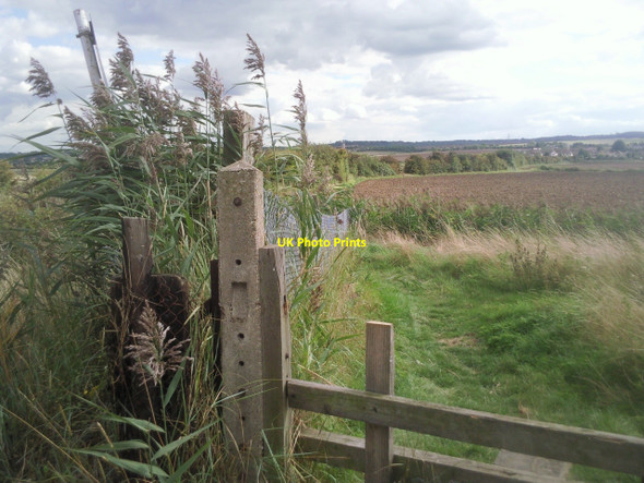 Photo 6"x4" Footpath across Great Clane Lane Marshes to Chalk Gravesend\/TQ6574 c2010
